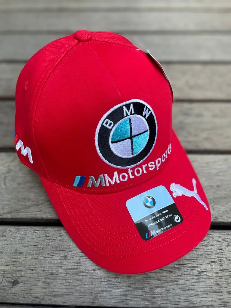 Bmw Motorsports Premium Red Unisex Cap (With Safety Box) 916