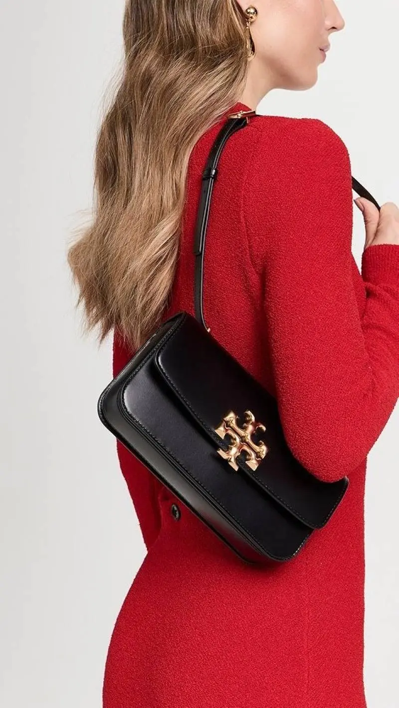 Tori Burch Small Eleanor Rectangular SlingBag With OriginAuldoubleBox - Image 3