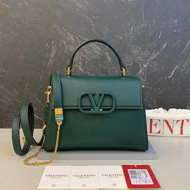 Valentinnoo Green VSling TopHandle ShoulderBag With duscovero
