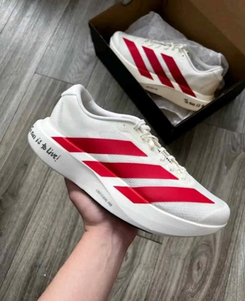 Adidas Adizero Evo SL Of White Scarlet 877