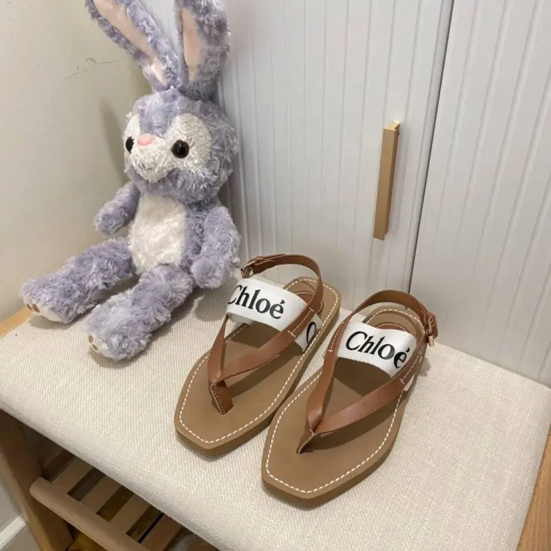 Chloe Woody Thong Sandal With Original Box & Dust Cover - Image 10