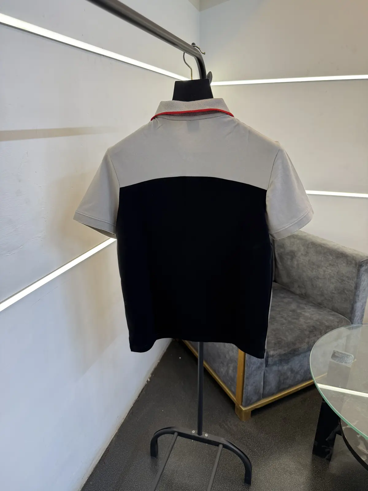 Hackett black beige imported polo tshirt - Image 3
