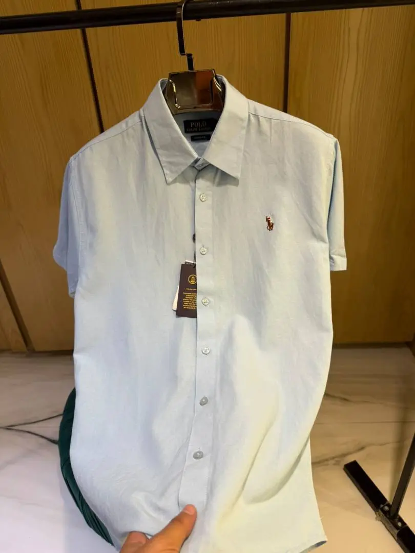 Ralph LAUREN P-OLO IMPORTED STORE ARTICLE SHIRT LINEN FABRIC - Image 6