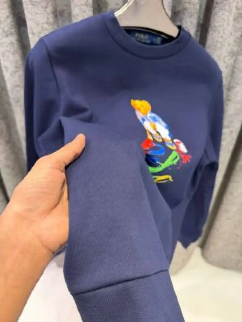 NO RETURN SALE RALF LAUUREN TRENDING MIDDLE BRAND SWEATSHIRT NAVY BLUE - Image 4
