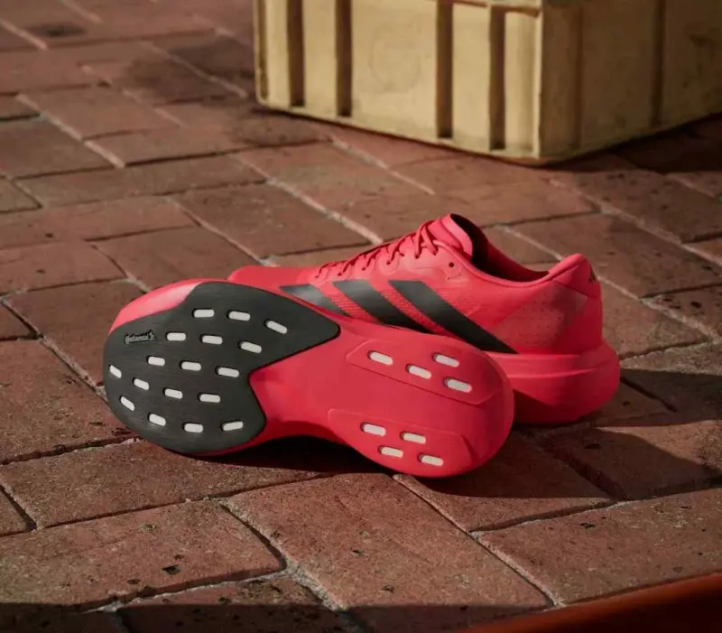 Adidas Adizero EVO SL Shoes Lucid Red Core Black - Image 3