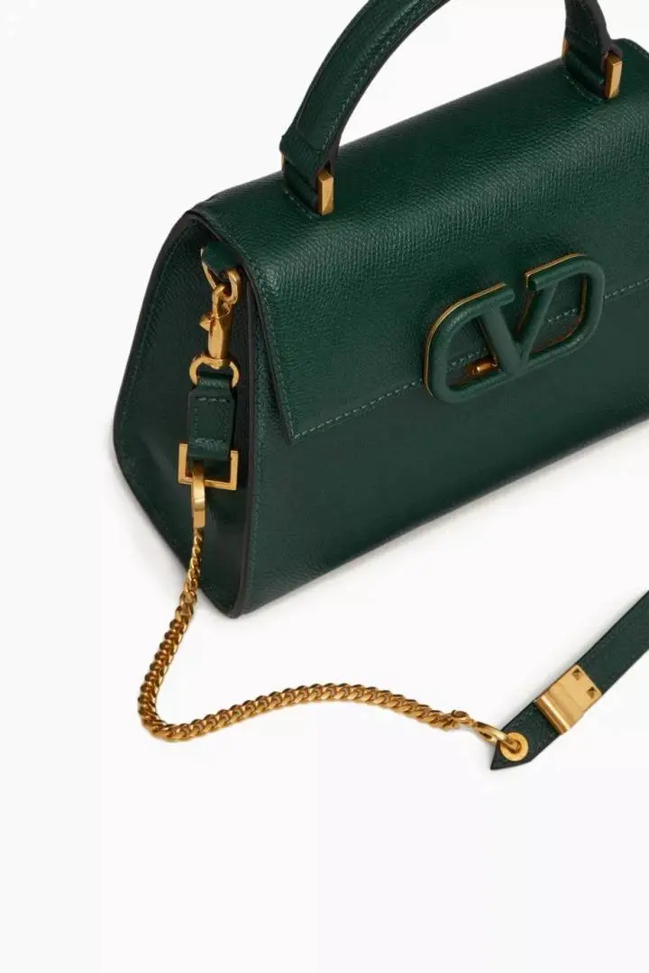 Valentinnoo Green VSling TopHandle ShoulderBag With duscovero - Image 5