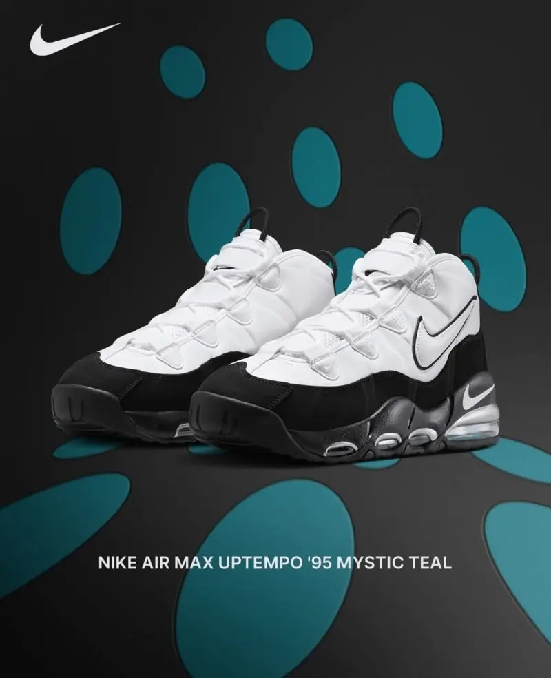 Nike Air Max Uptempo 95 Mystic Teal--SALE - Image 4