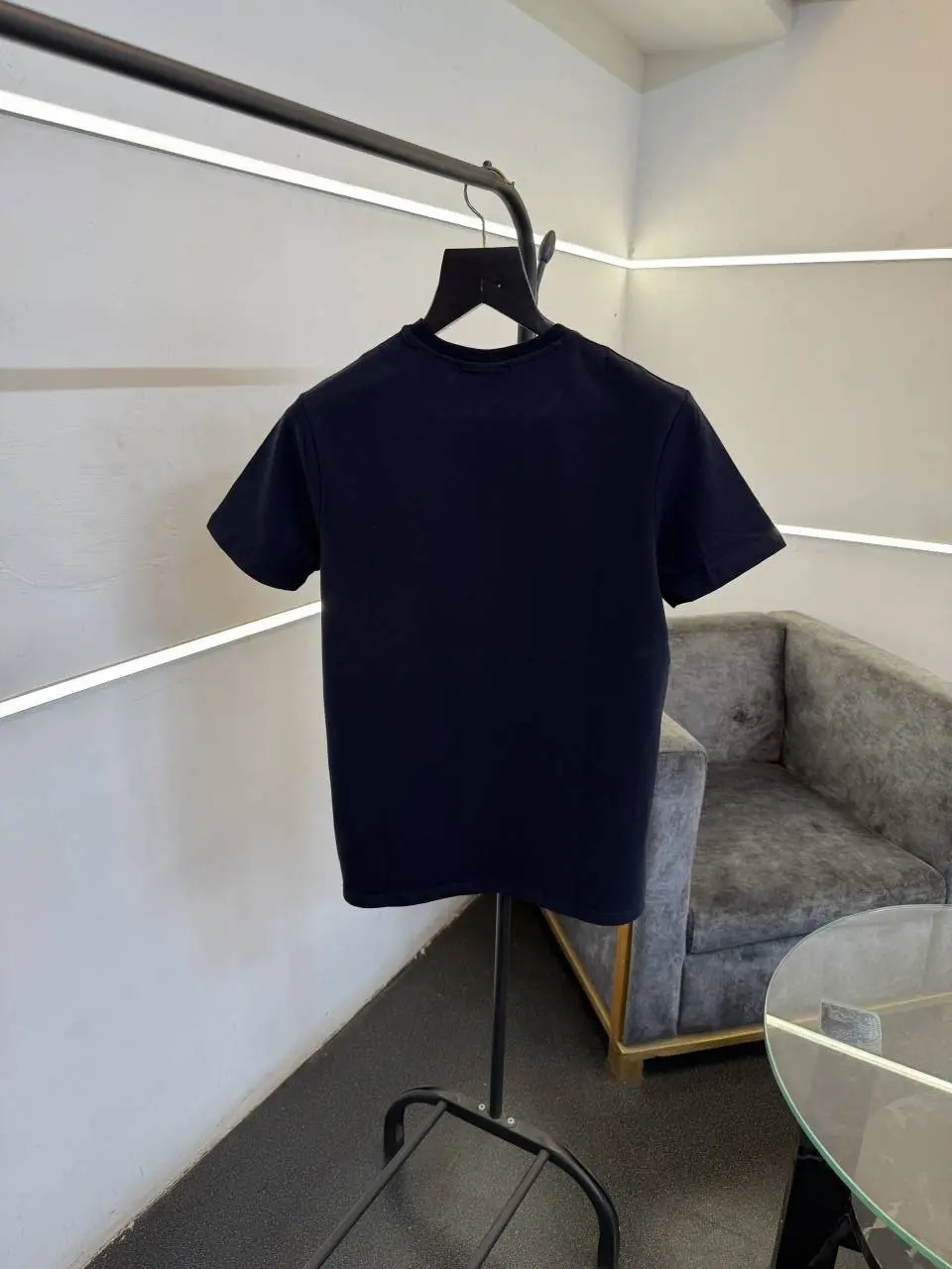 Lacoste Round neck imported tshirt navy blue sale - Image 3