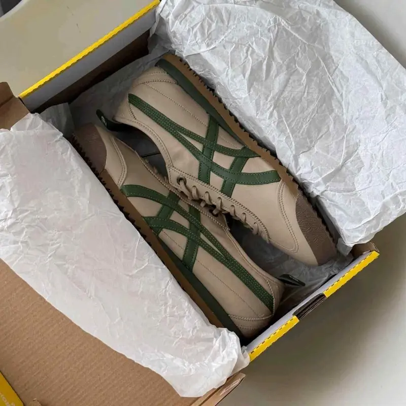 Onitsuka Tiger MEXICO 66 SD BEIGE GREEN - Image 3