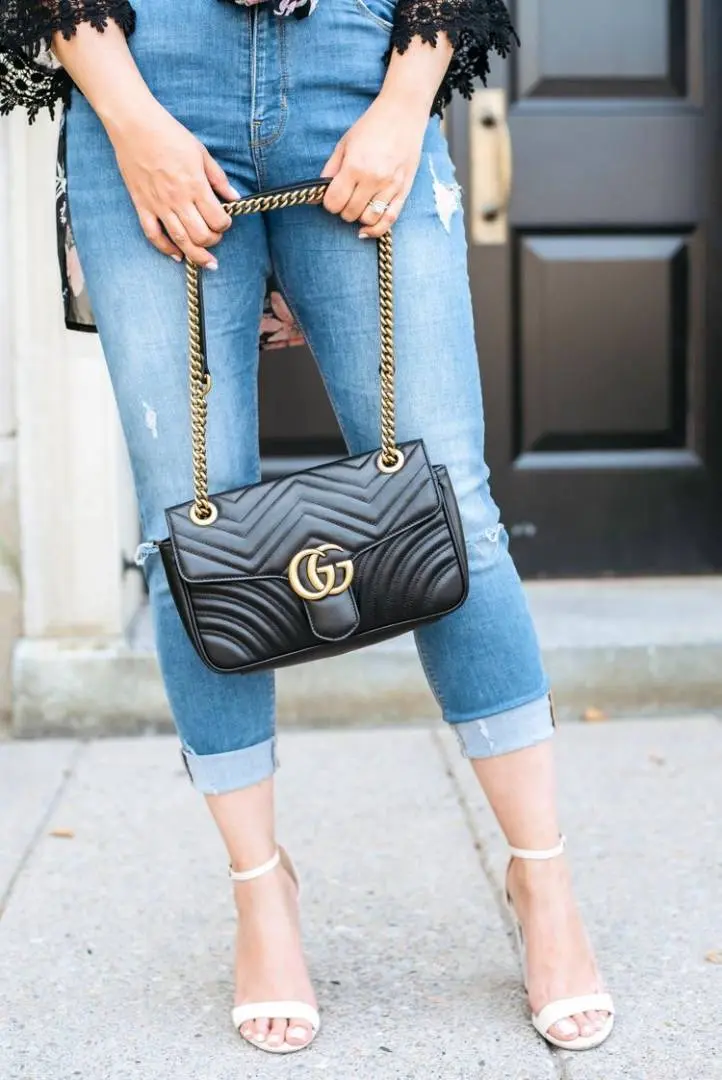 Gucci Marmont Black Gold With OriginalBox - Image 4