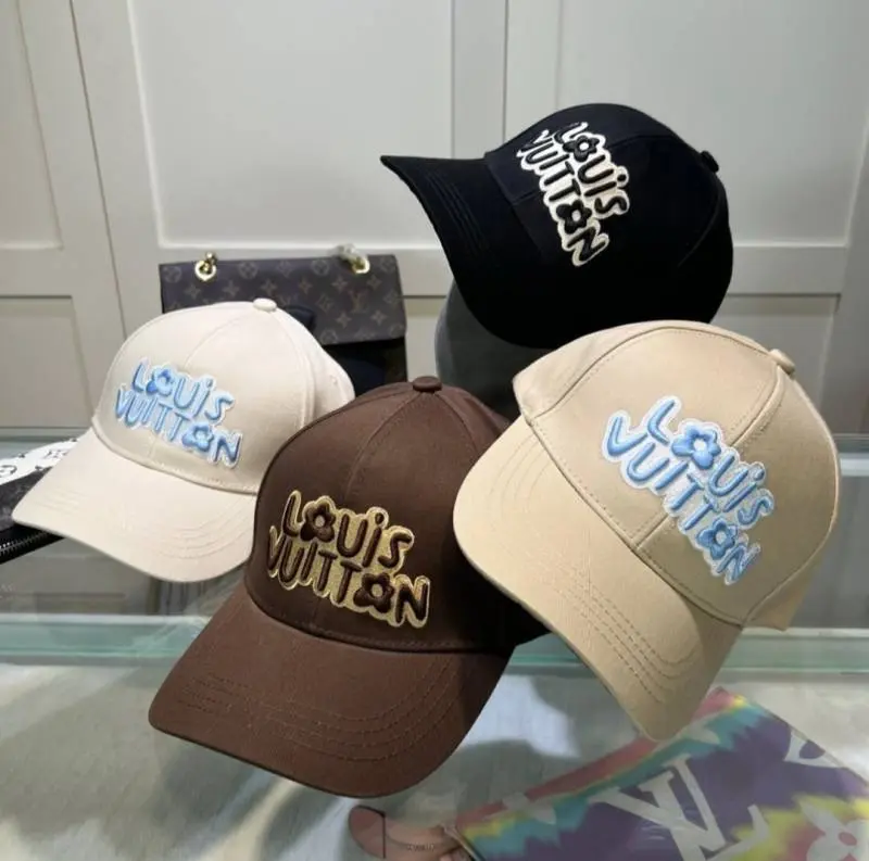 Louis Vuitton Craggy Front Logo Black Premium Unisex Cap With Safety Box - Image 6