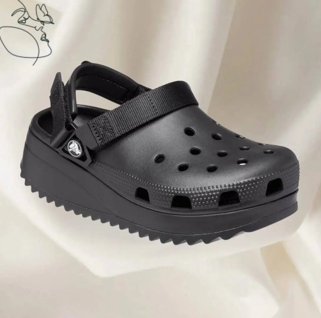 Crocs Classic Hiker Clogs All black - Image 2