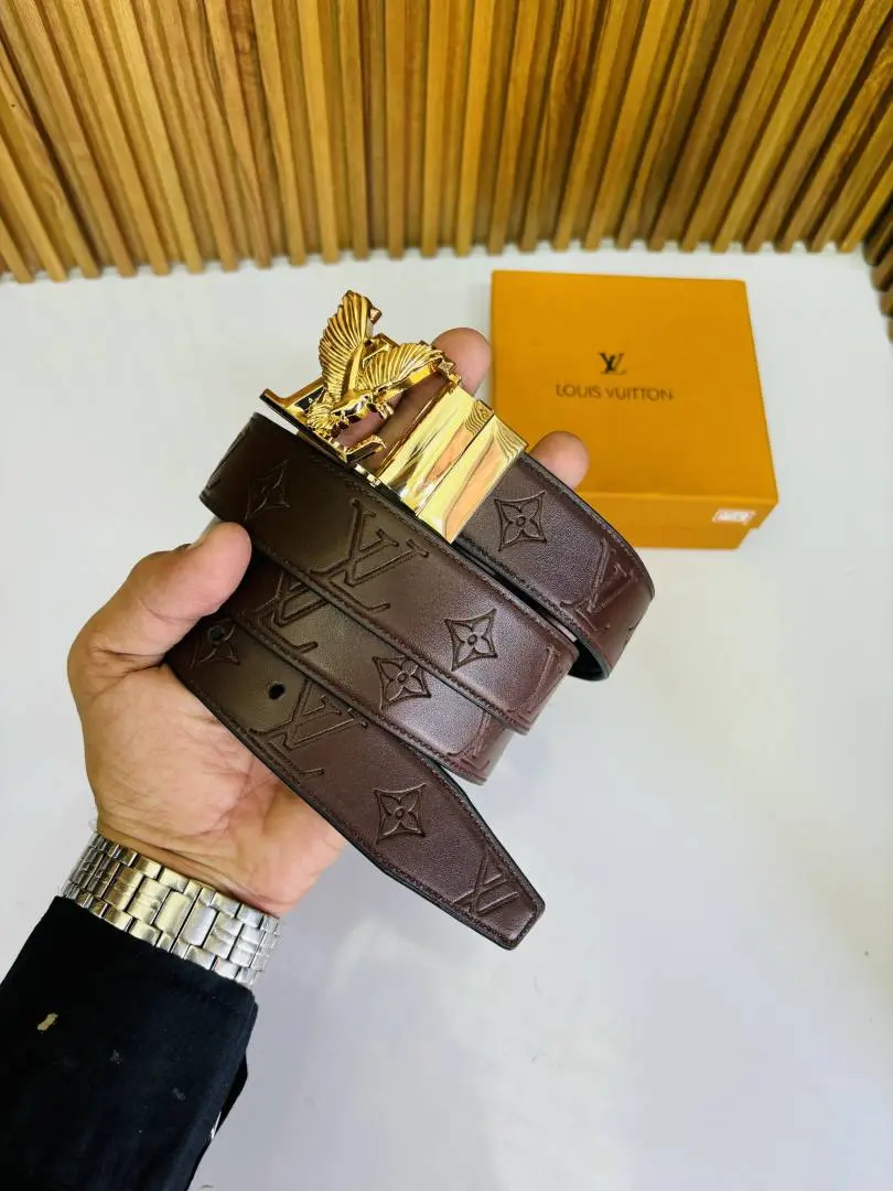 15 LV LOIUS VUTTON PREMIUM QUALITY REVERSIBLE BELT - Image 4
