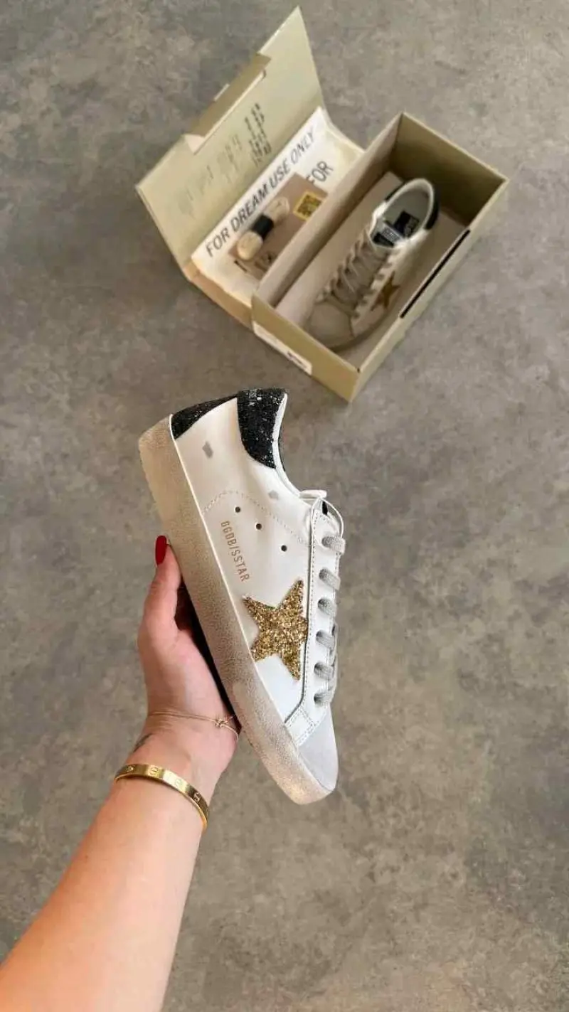 Golden Goose Gold White Black - Image 3