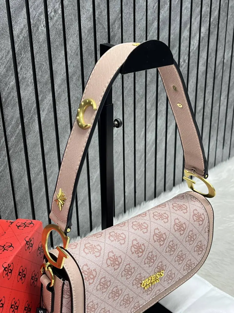 Guess G Dream Flap Shoulder Crossbody Bag With Original Box Dust Cover Premium - Image 3