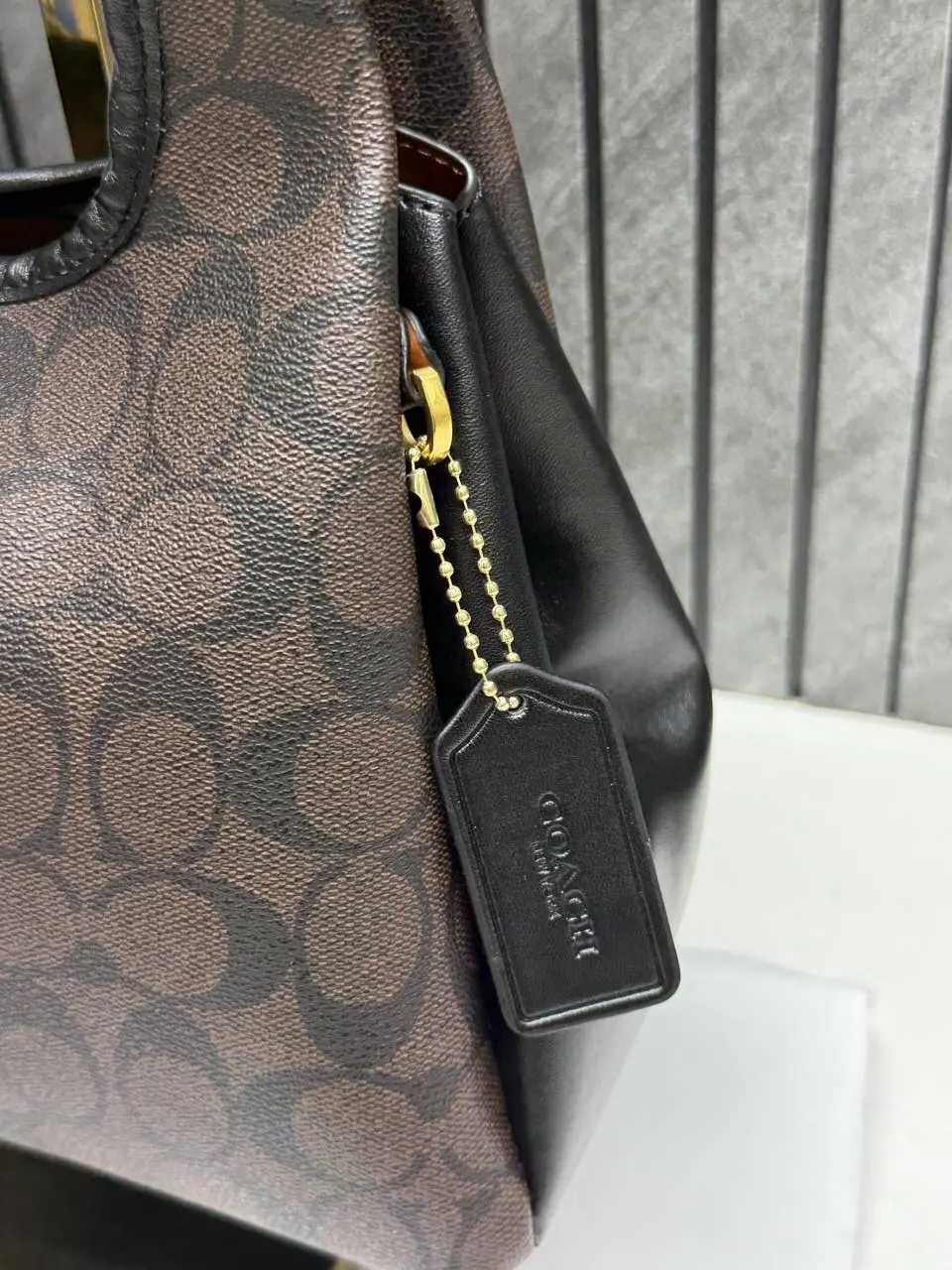 Coach Lana 23 Coffee-Flower With OriginalBox DustCover LongBelt - Image 5