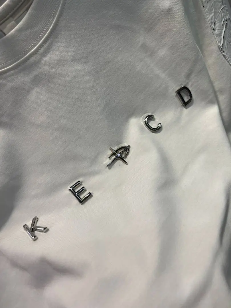KOREAN IMPORTED HIGH DEMAND ARTICLE T-SHIRT WHITE - Image 3