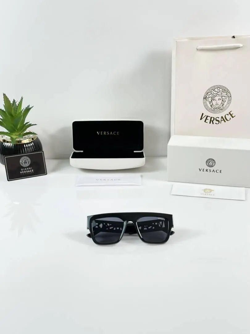 Versace 4430 Shine Black Multi - Image 2