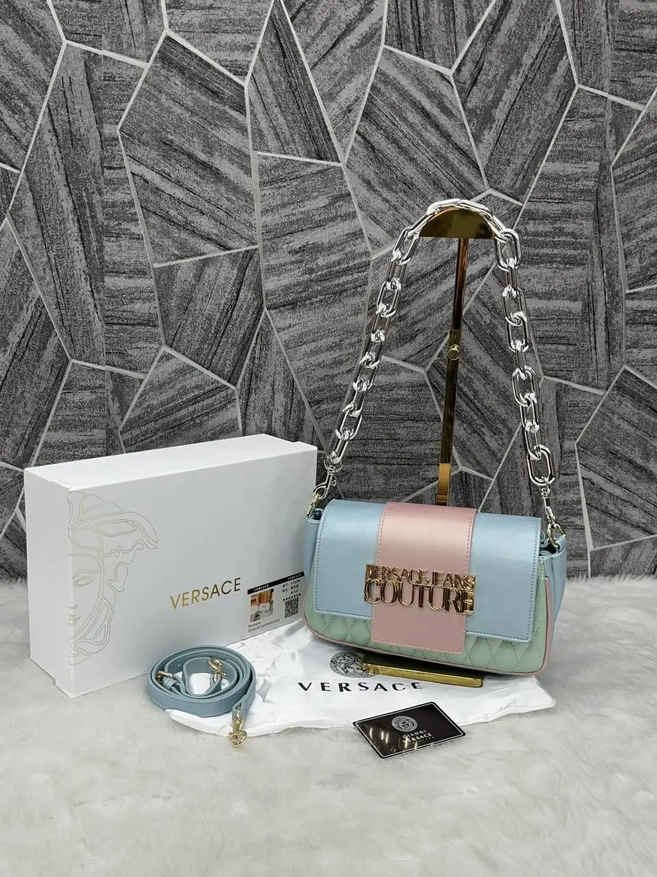 Versace Jeans Couture Sling Shoulder Bag With Original Box