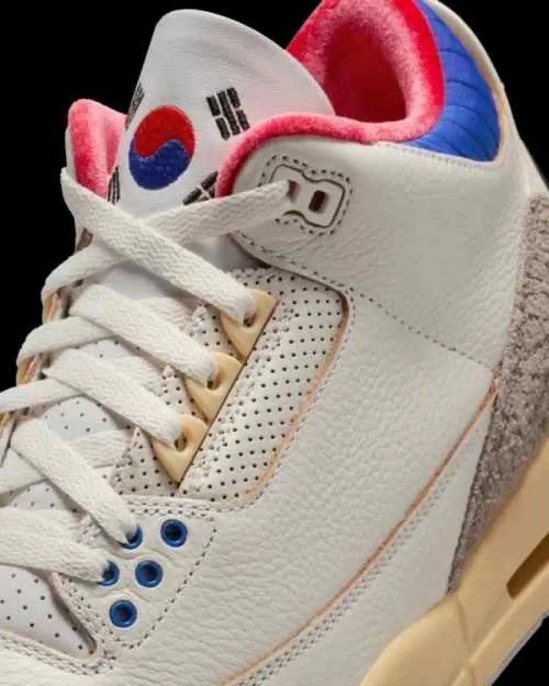 Nike Air Jordan 3 Seoul 2.0 Grey Cement - Image 2