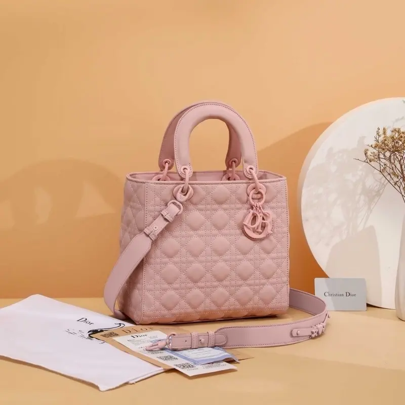 Dior Lady My ABC Matte Pink With OG Box & Dust Bag (Pink-1120) - Image 3