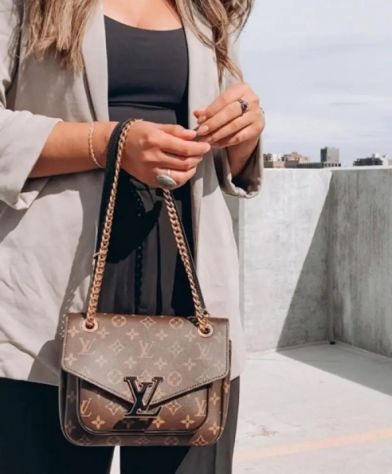 Louis Vuitton LV PASSY Monogram High Premium Quality Shoulder Bag With OG Box & Dust Bag (Brown - 579)