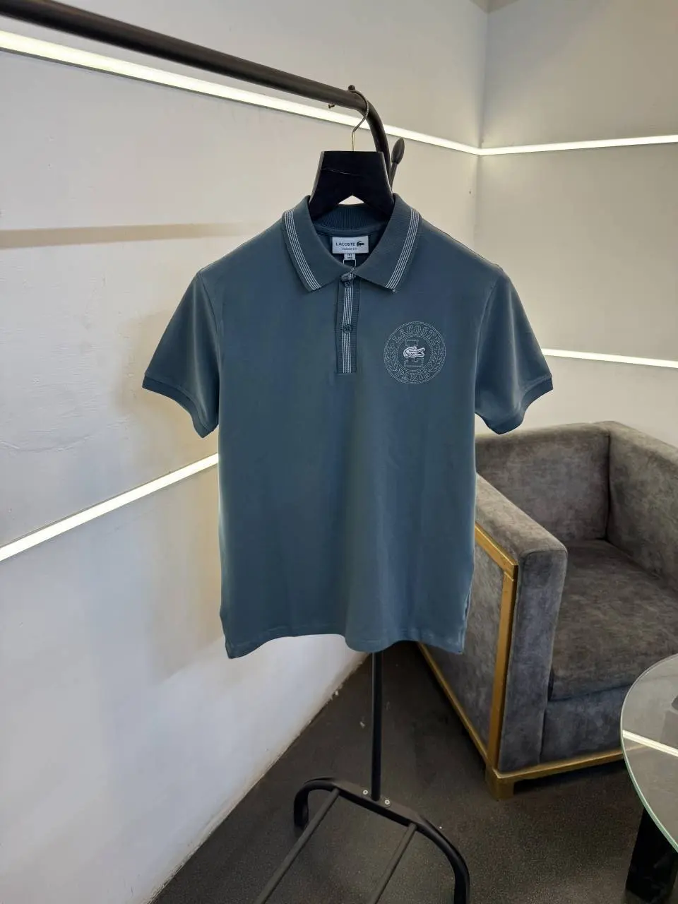 Lacoste green imported polo tshirt