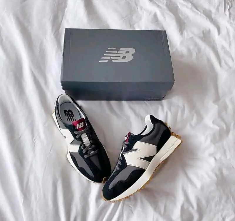 Neww Balance 327 Black White 5078 - Image 2