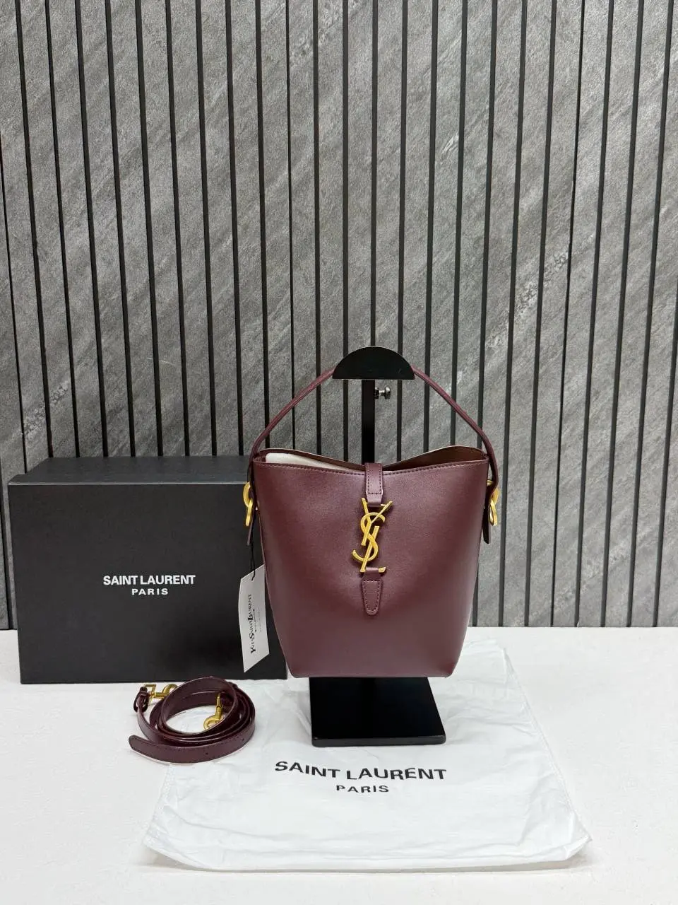 Ysl 8875 Bucket Bag With Original Box DustCover & Potli Bag Inside - Image 6