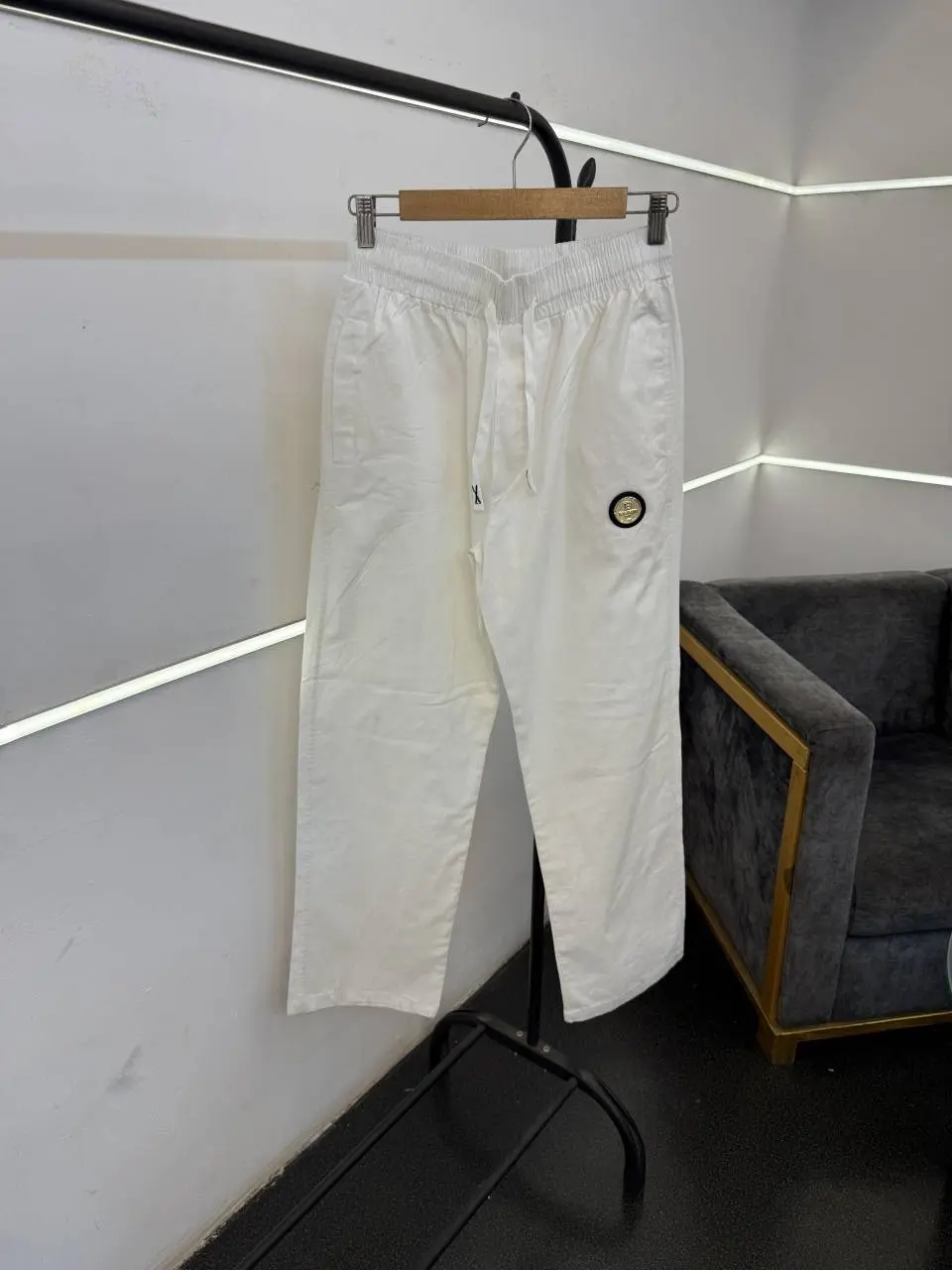 Balmain imported cord set with steel logo white - Image 3