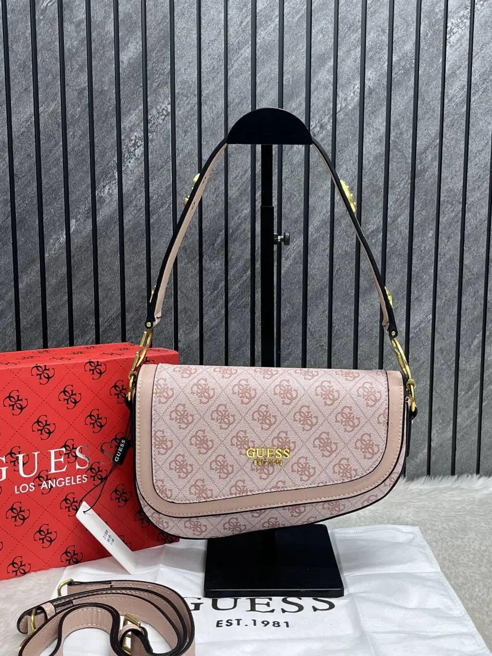 Guess G Dream Flap Shoulder Crossbody Bag With Original Box Dust Cover Premium - Image 2