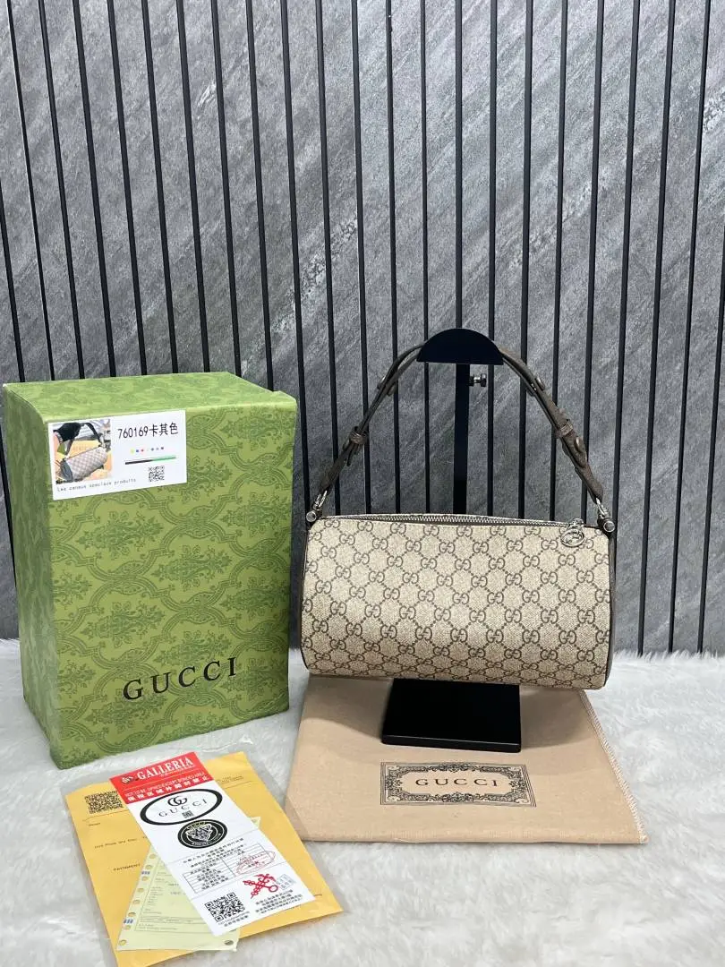 Gucci GG Supreme Round Vanity Crossbody Bag With OriginalBox DustCover