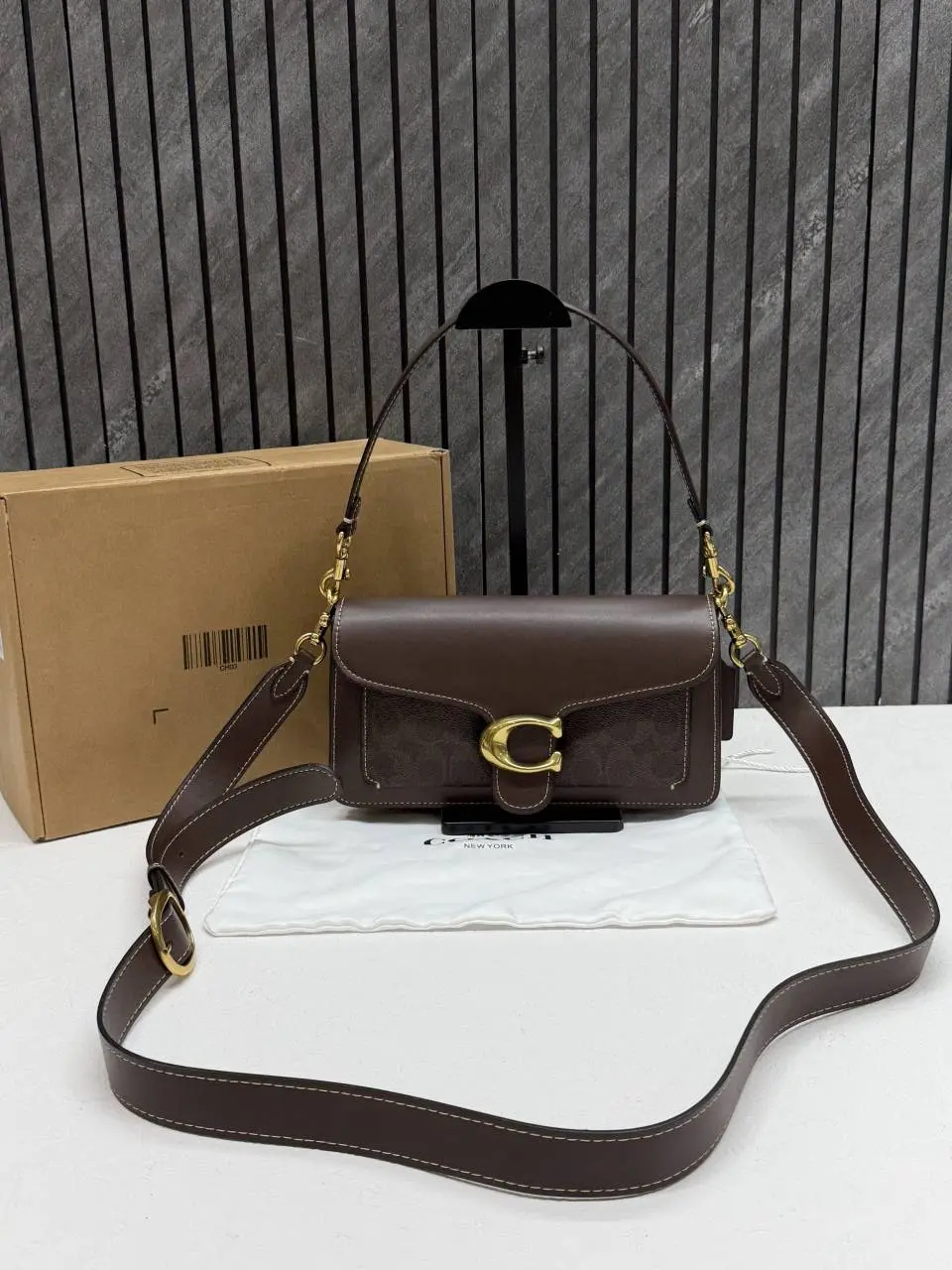 Coach Tabby 26 Highend Quality Maple Mono With Original Box & DustCover With Branding inside the flap 11 Highend