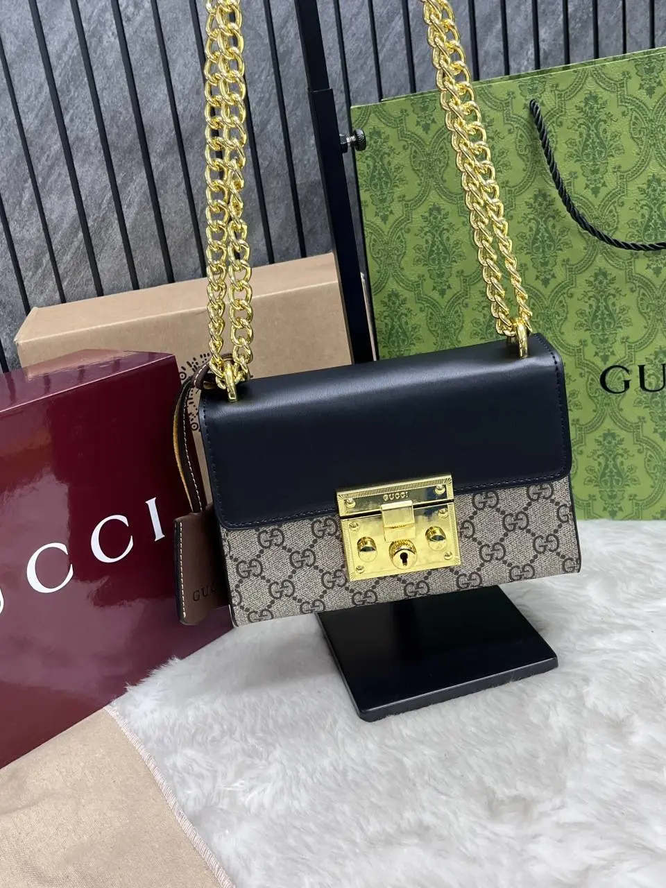 Gucci CB GG Padlock Shoulder Bag With OriginAuldoubleBox Packing DustCover CarryBag - Image 6