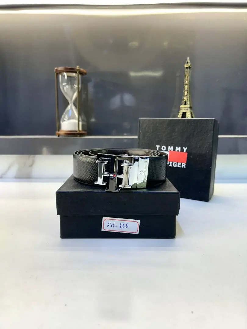 Tommy Hilfigar Glossy Silver Belt Fa 665 - Image 2