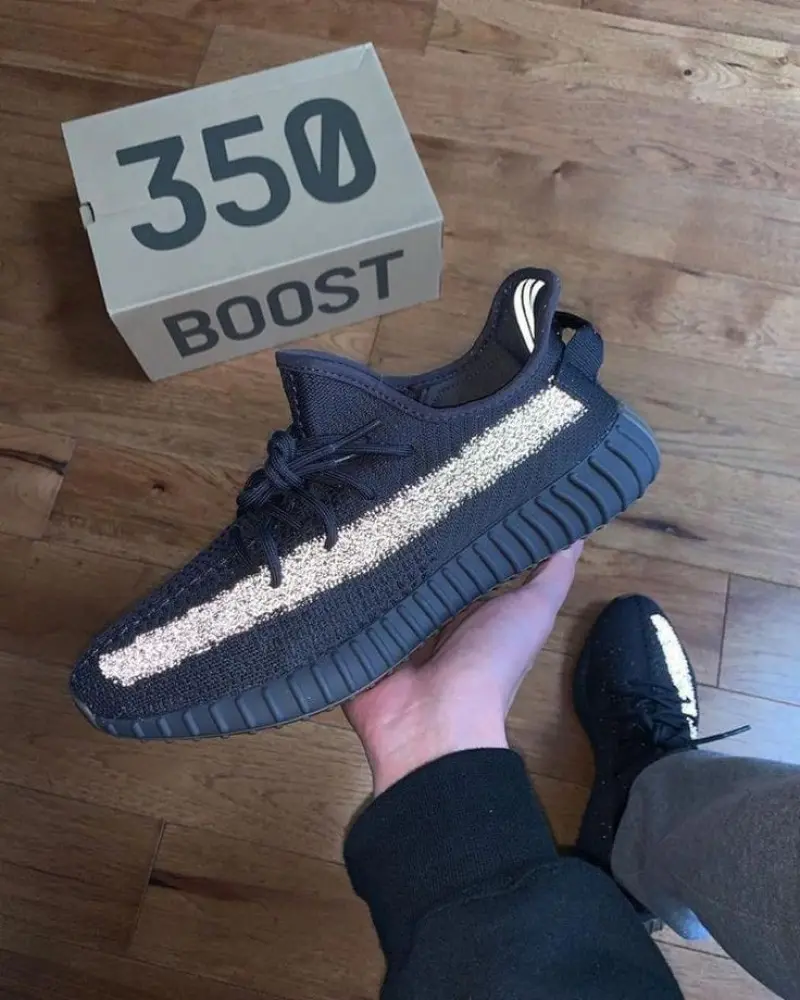 Adidas Yeezy 350 Black Cinder Reflective 487 - Image 2