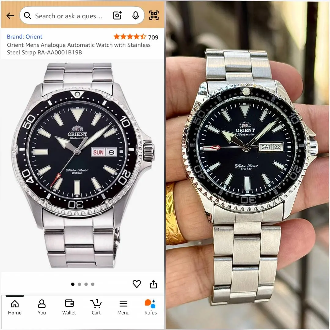 Orient Kamasu Mako RA-AA0004E Automatic silver -black