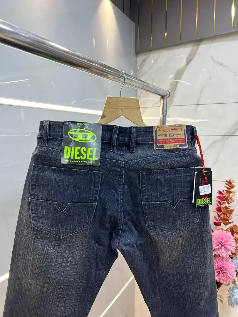 Diesel Blue Shade Boot Cut Premium Imported Stretchable Lycra Fabric Denim 3754 - Image 5