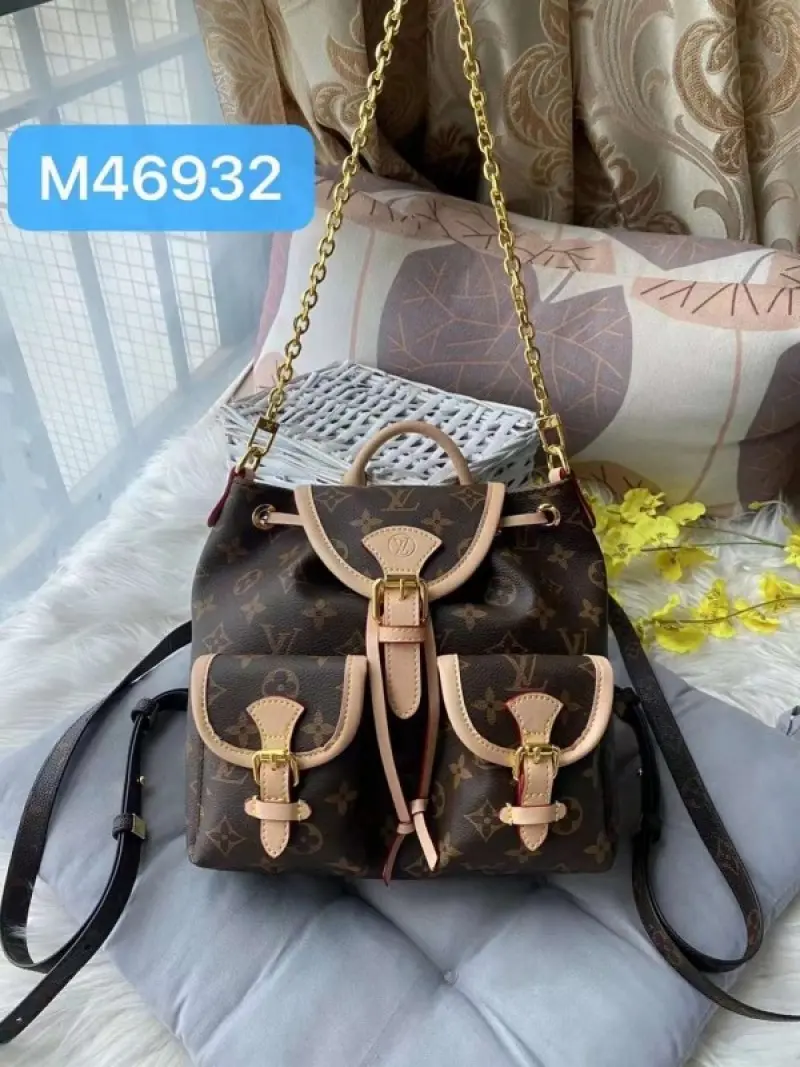 Louis Vuitton LV M46932 Excursion Monogram Backpack With OG Box & Dust Bag (Brown - 714)