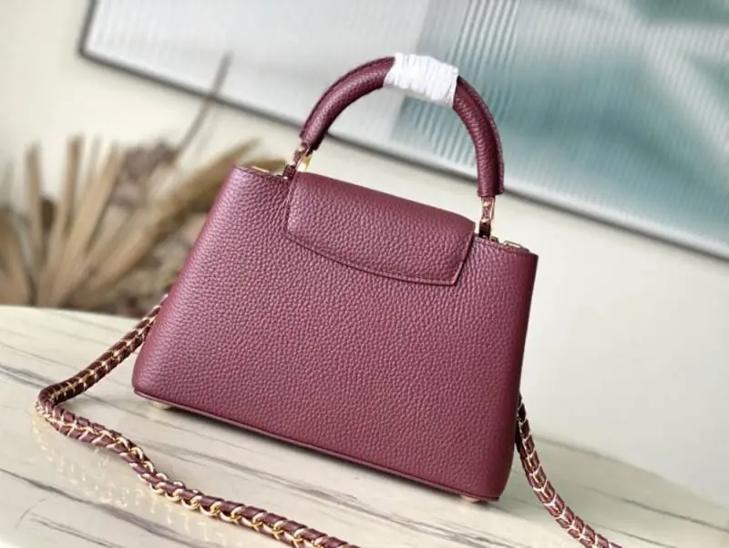 Louis Vuitton CB Wine Capucines Highend With OriginalBox & CarryBag - Image 10