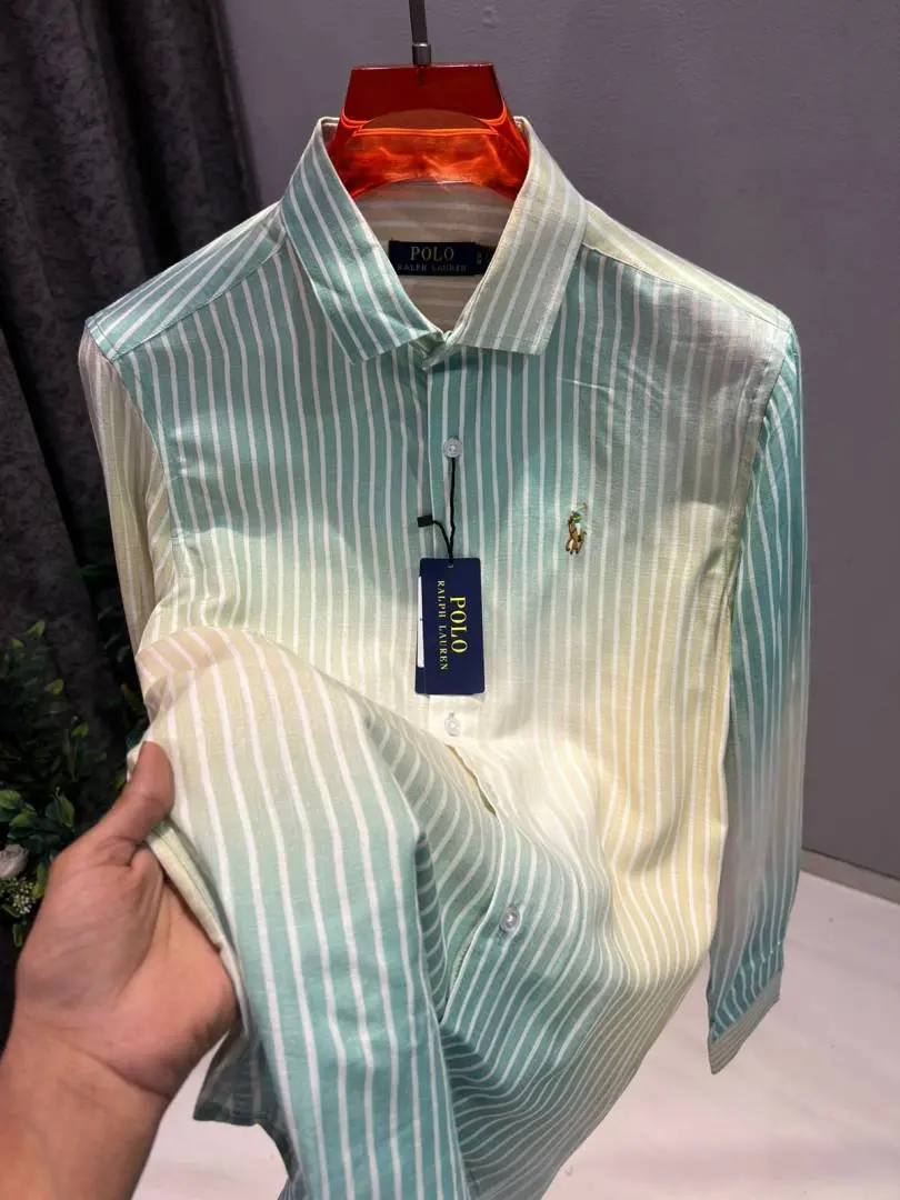 Ralph LAUREN P-OLO IMPORTED STORE ARTICLE Linen Cloth SHIRT - Image 4