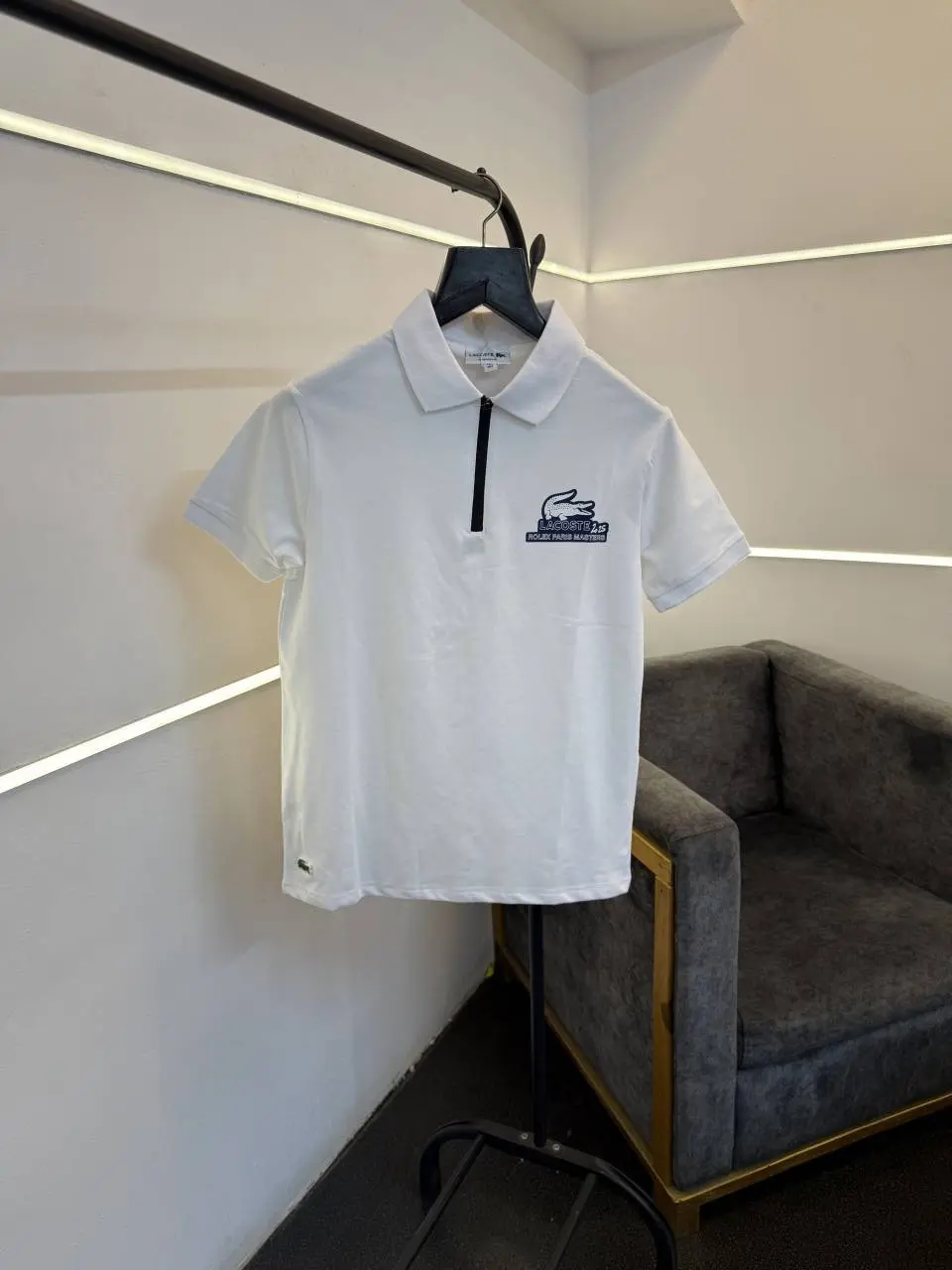 Lacoste imported polo tshirt white