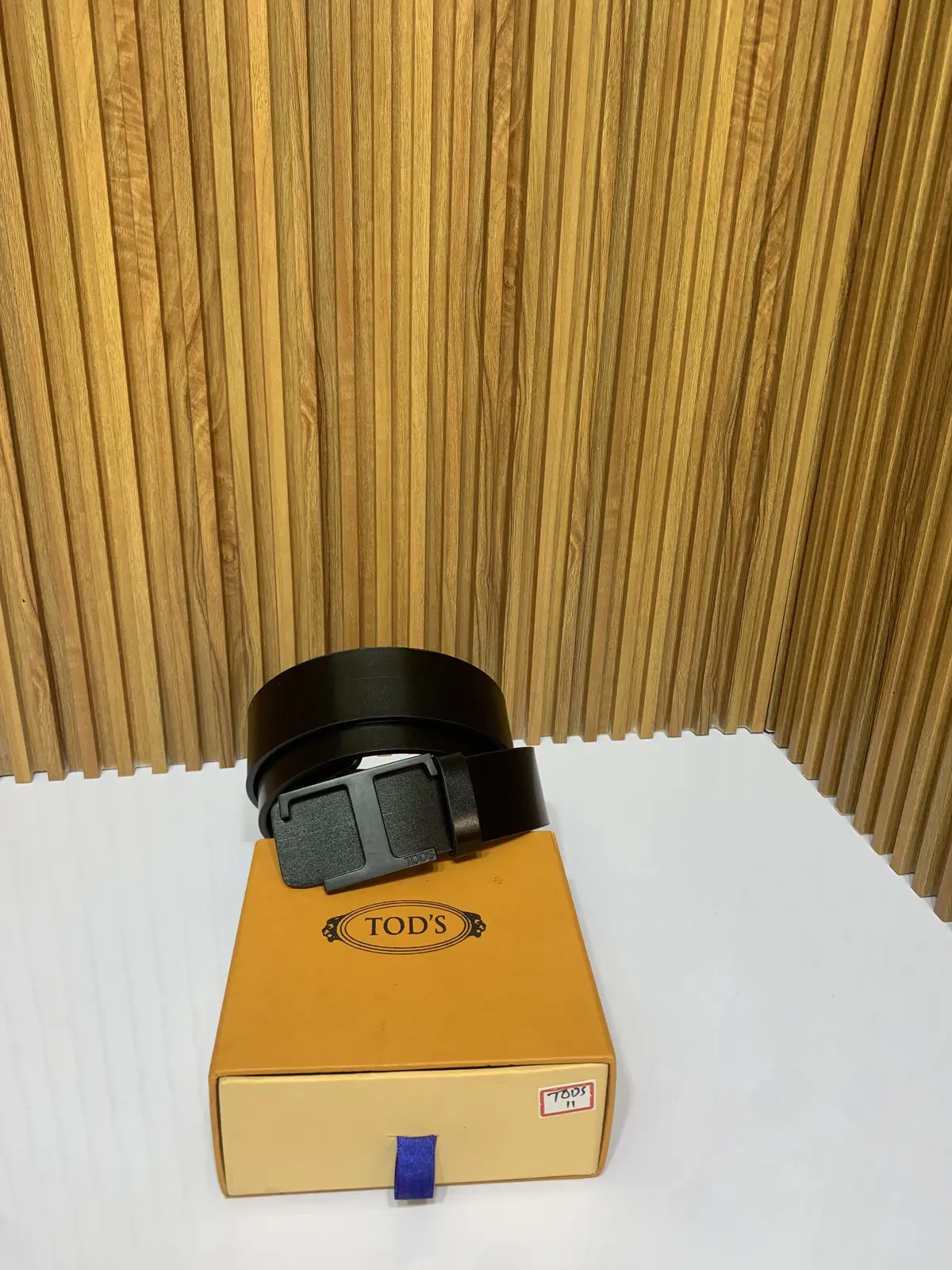 11 TODD'S FULL BLACK PREMIUM QUALITY BELT WITH BOX - Image 6