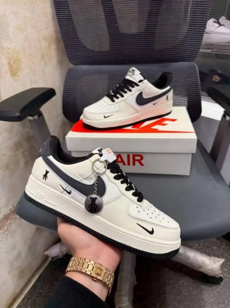 Nike Air force 1 07 Low Violent Bear Joint Linen Beige Black - Image 10