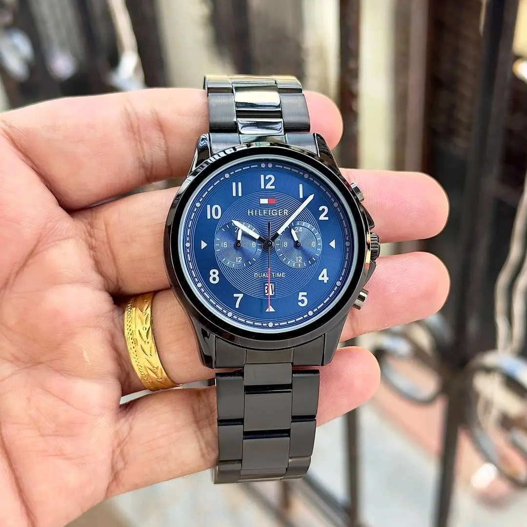 Tommy Hilfigee r Dual Time Black Blue