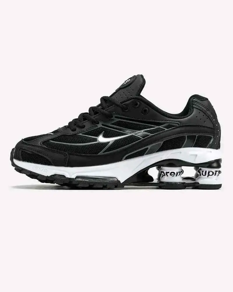 Nike Shox Ride 2 SP x Supreme Black White - Image 3