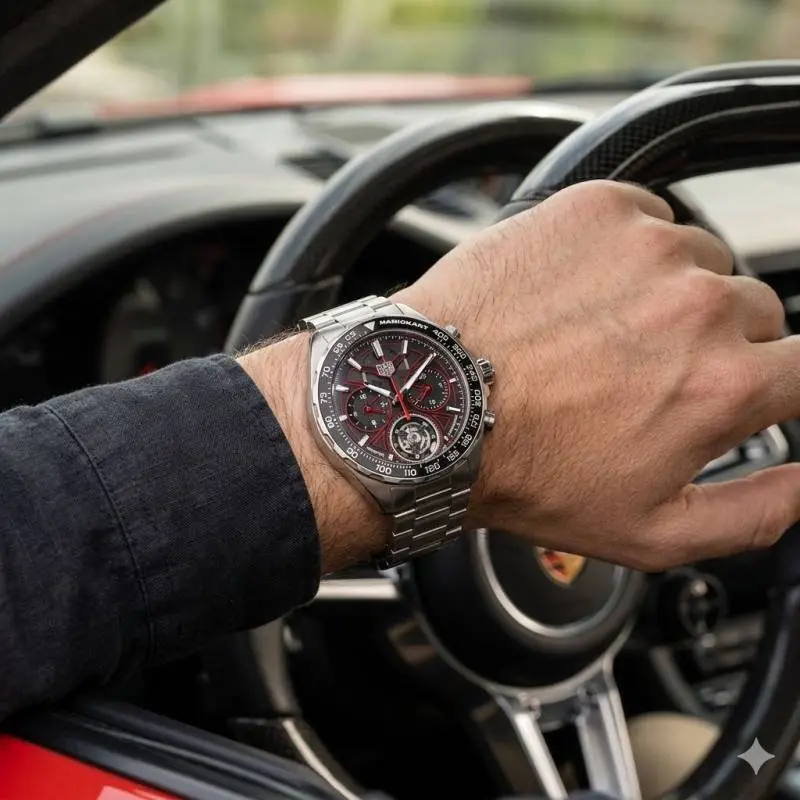 TAG Heueer Formula 1 x Mario Kart Chronograph Tourbillon - Image 2