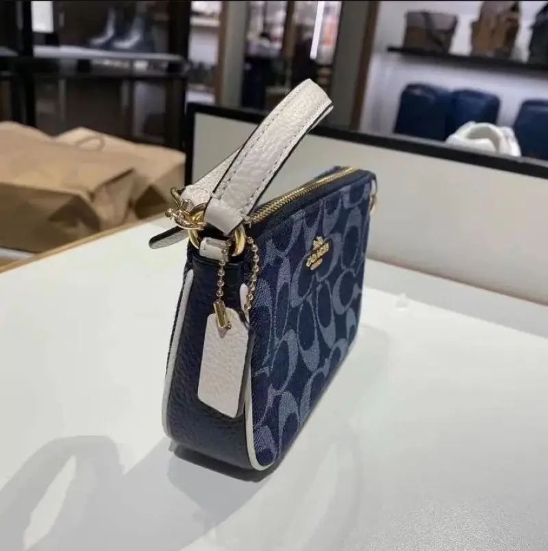 Coach Nolita 18 Blue With Original Box - Image 5