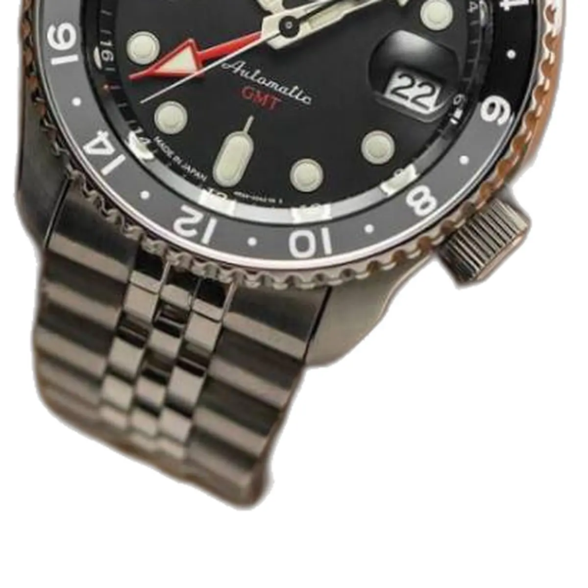 Seiko 5 Sports Japan Machine silver Black - strap