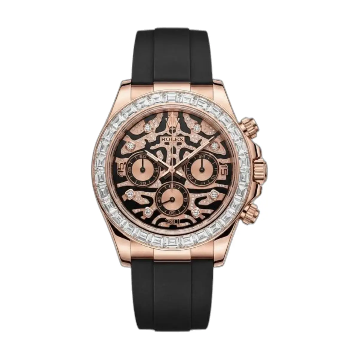 Rolex Daytona Oysterflex Eye Of Tiger Copper - front view